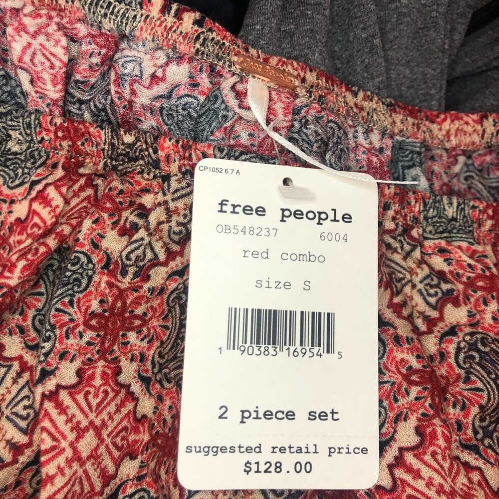 NWT Free People Electric Love Crop blouse top - Picture 5 of 6